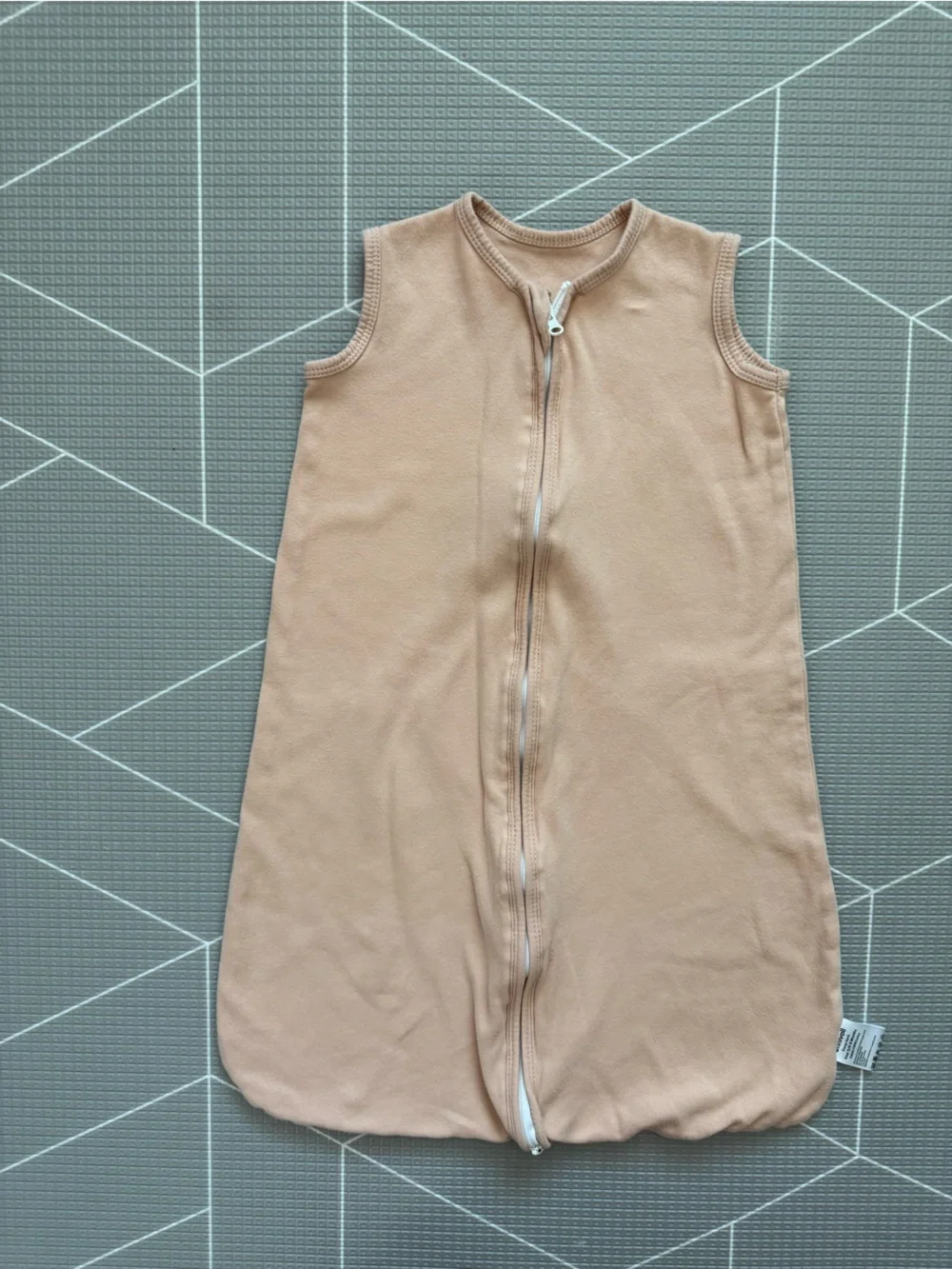 Unnivoll|Baby gender neutral Sleeveless Beige tan Sleep Sack blanket•100% cotton
